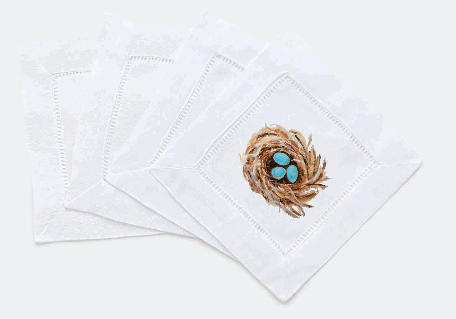 Cocktail Napkin Set of 4 Robin's Nest