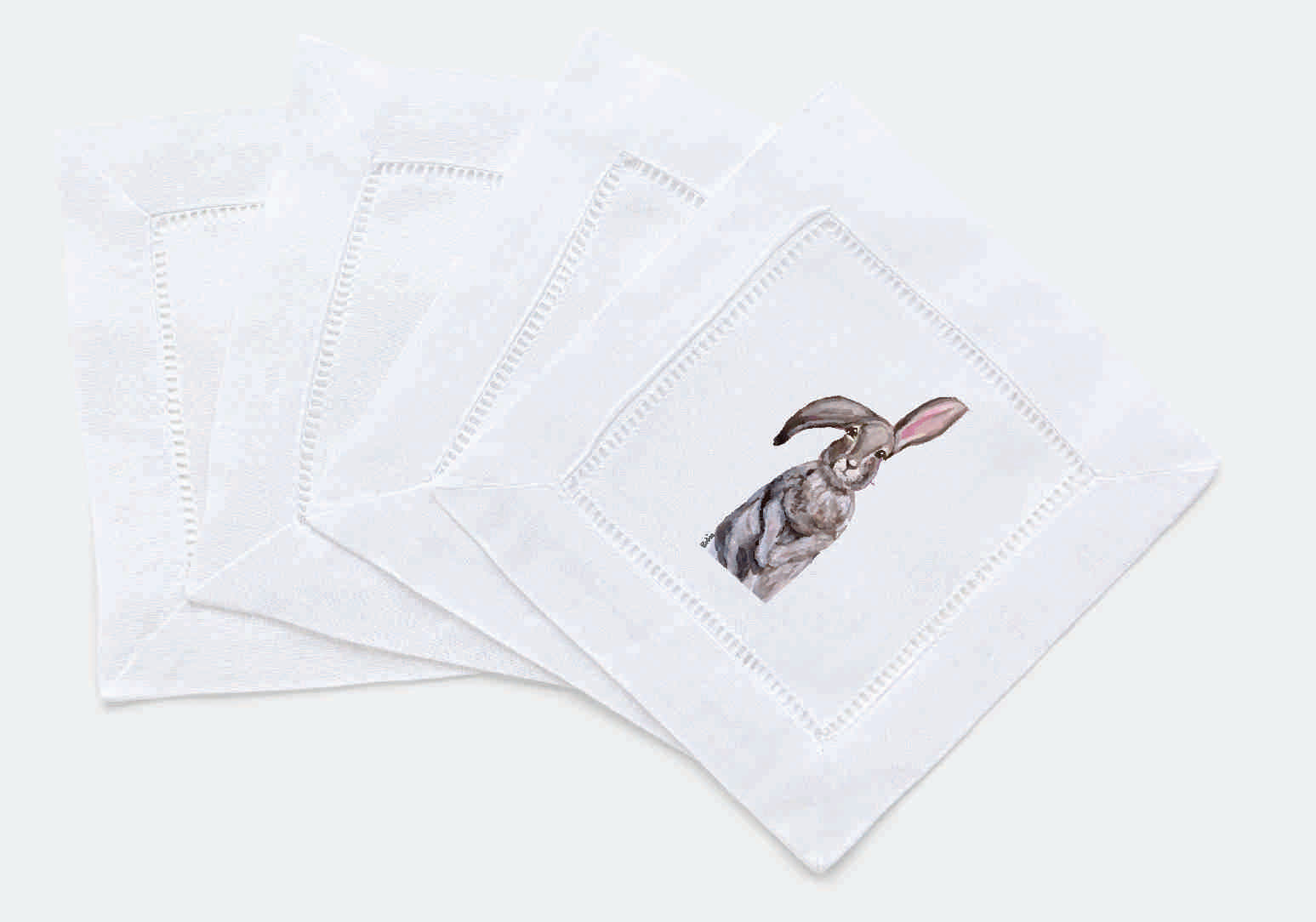 Cocktail Napkins Bunny #2