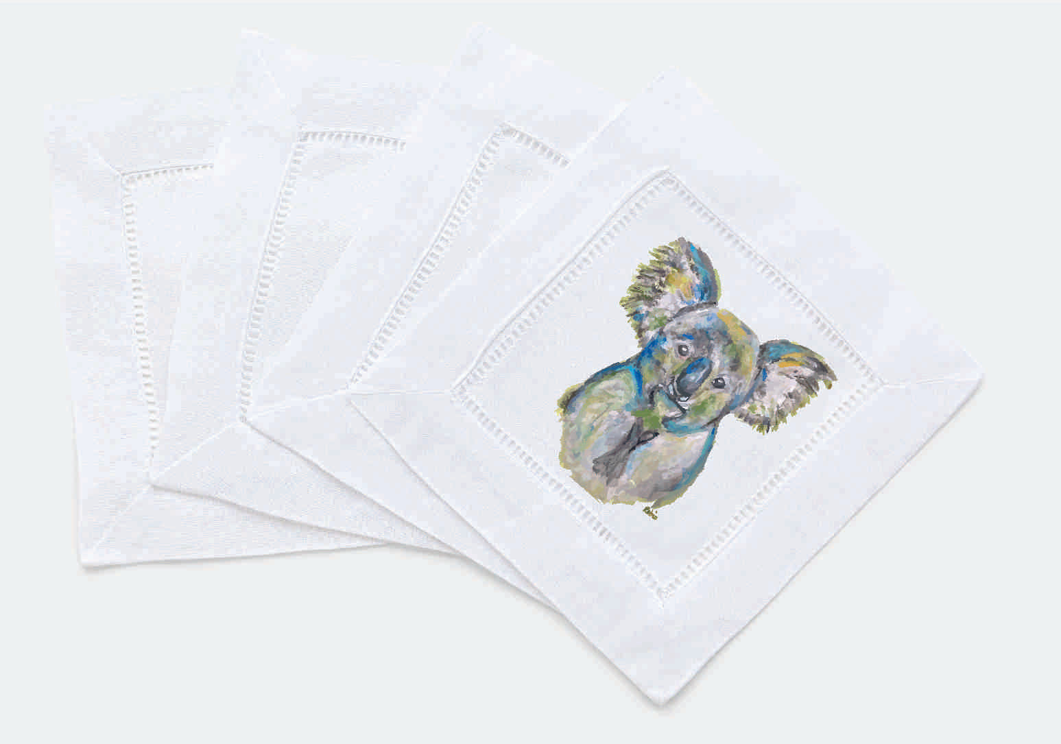 Cocktail Napkin Set of 4 Koala