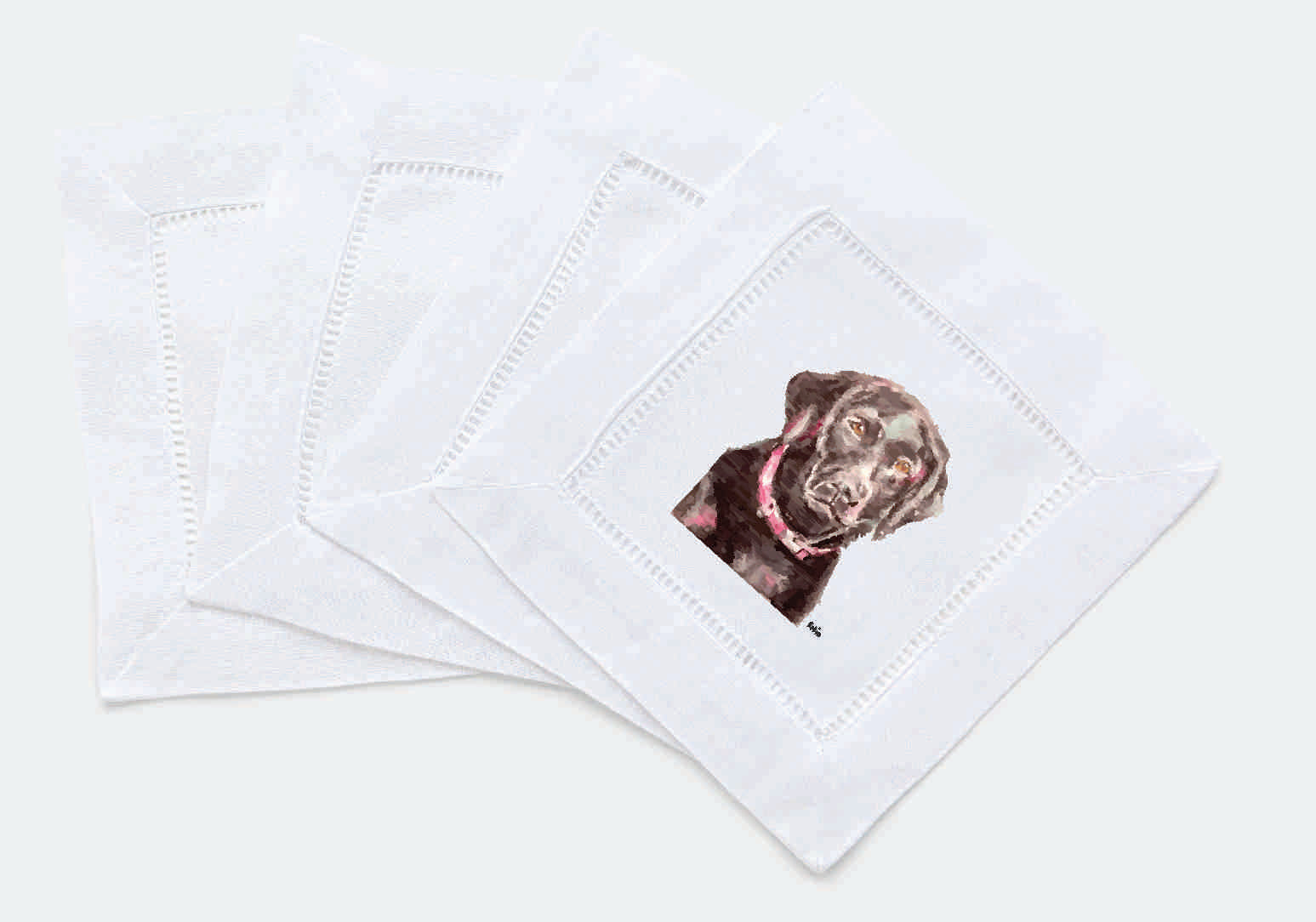 Cocktail Napkins Black Lab