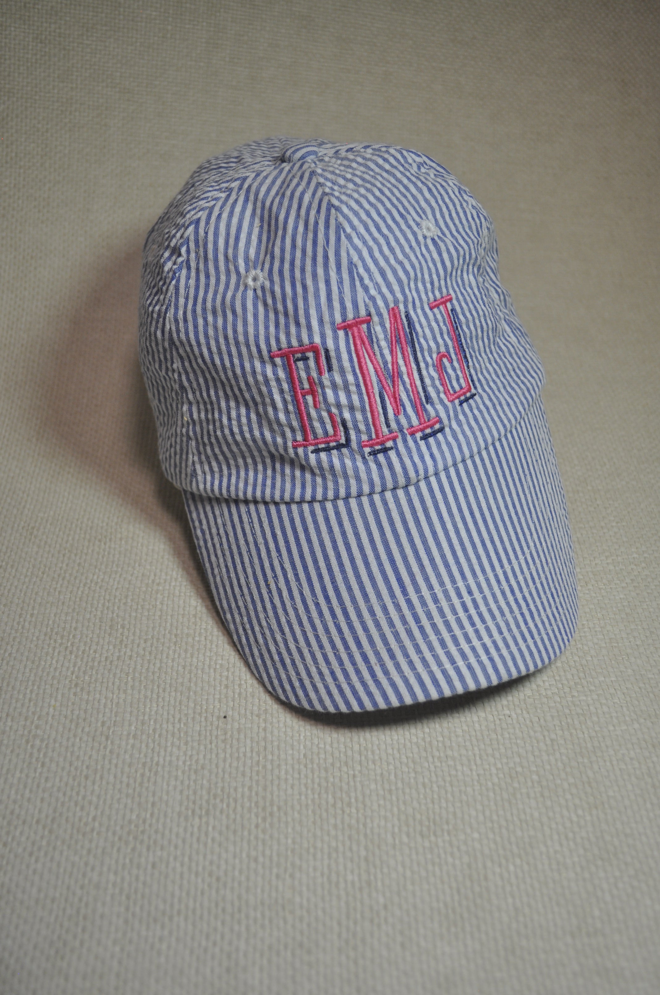 Seersucker Cap