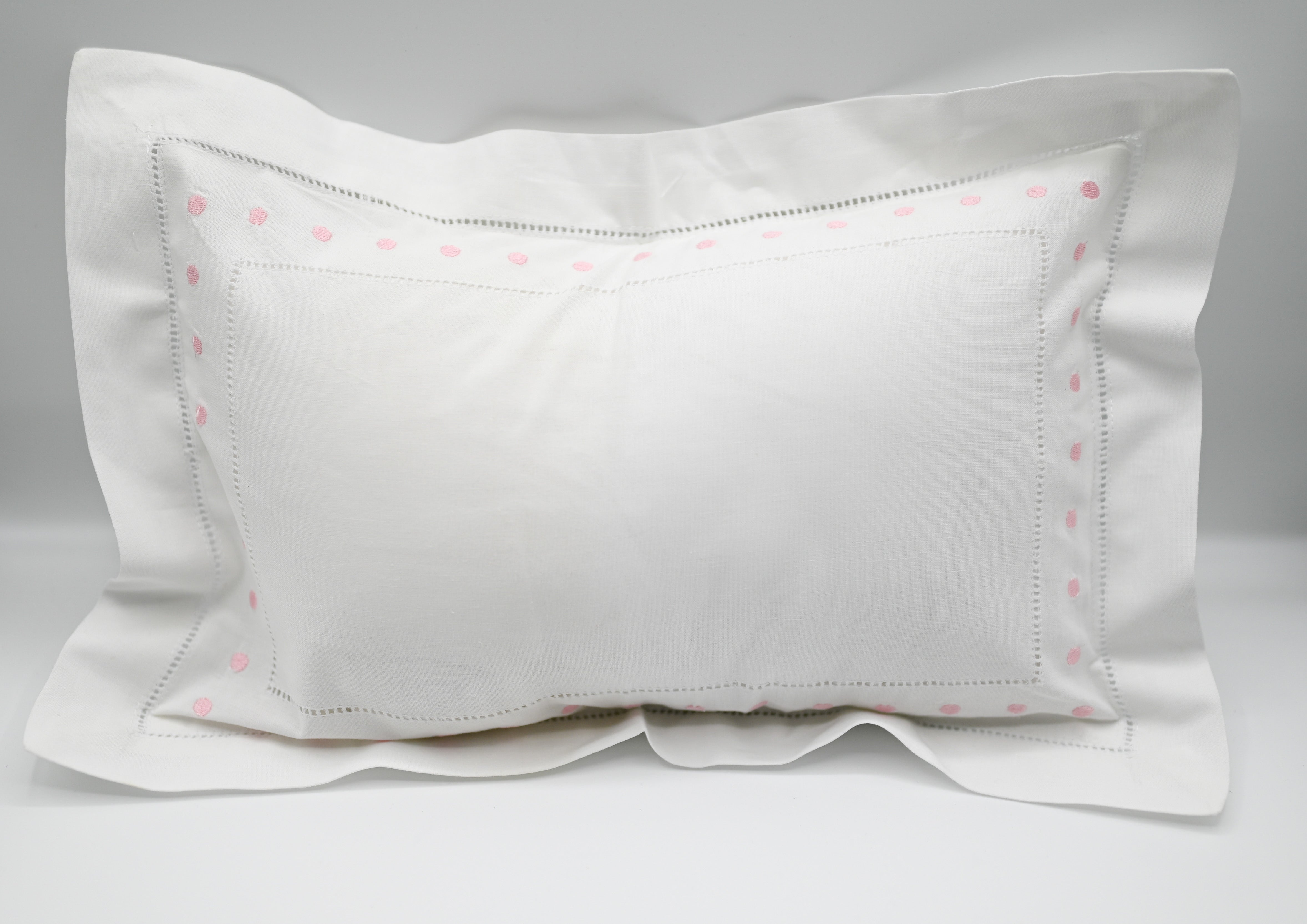 Boudoir Pillow w/ Dot Border