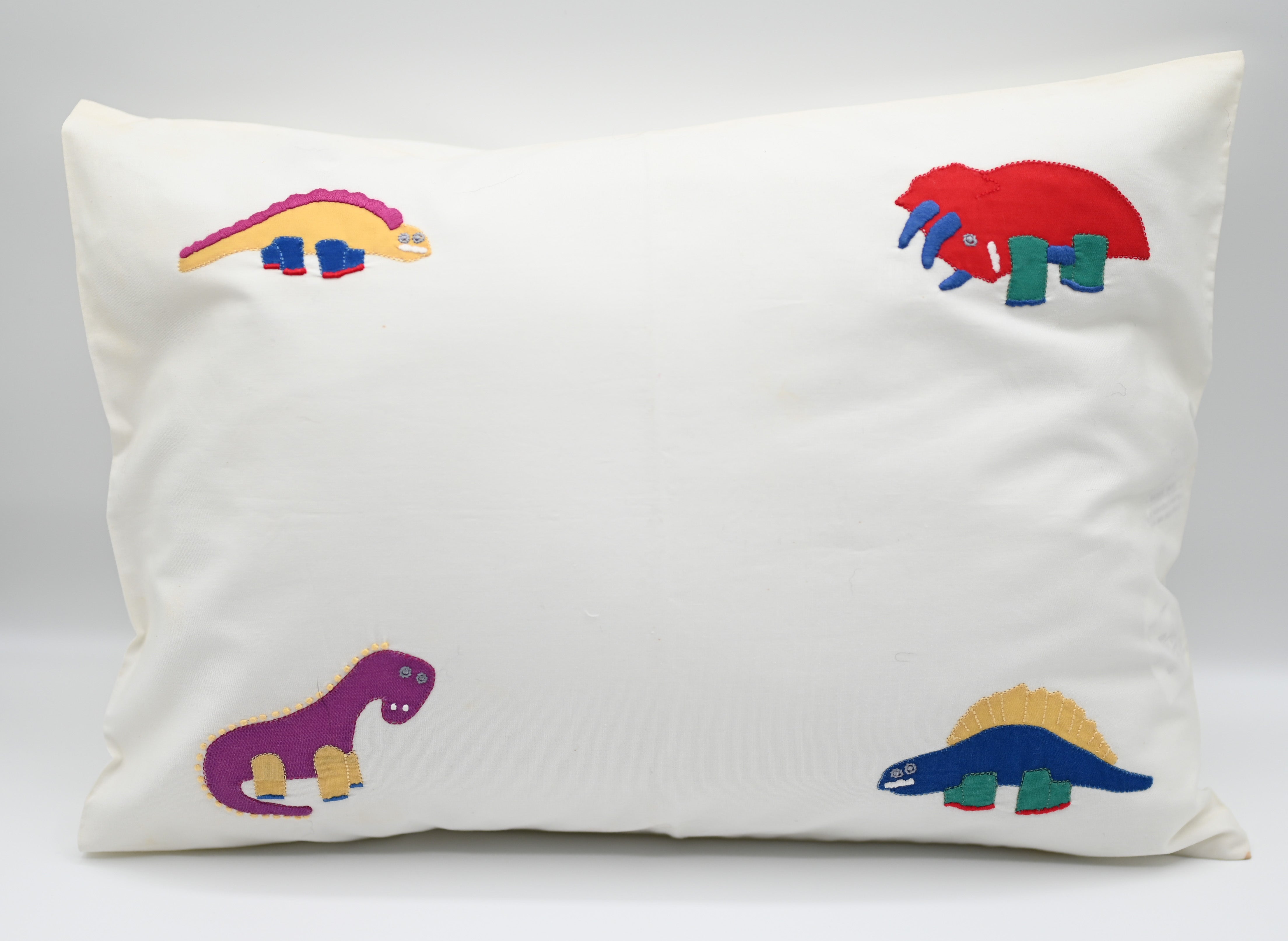 Baby Pillow w/ Dinosaur Motif