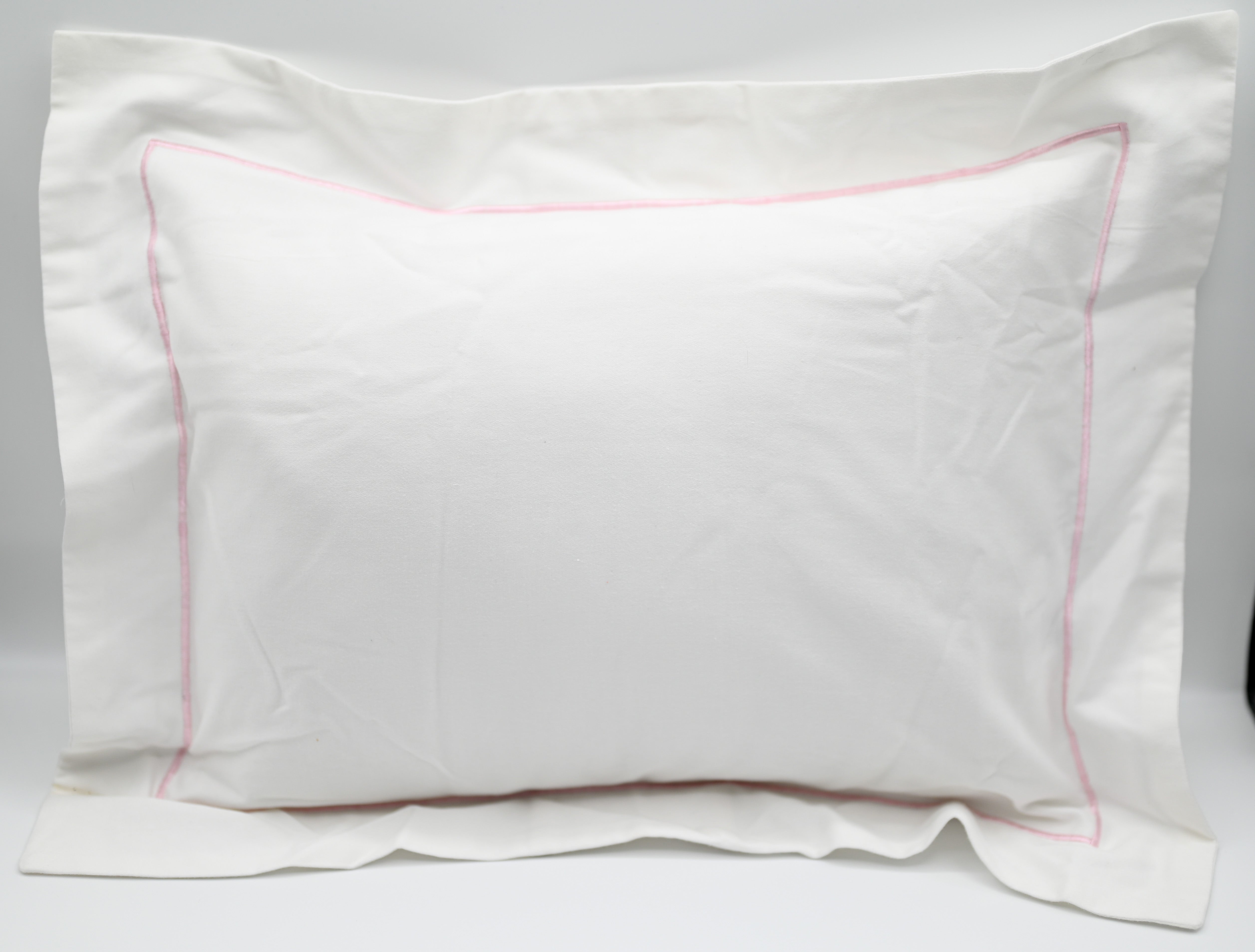 Boudoir Pillow w/ Embroidered Border