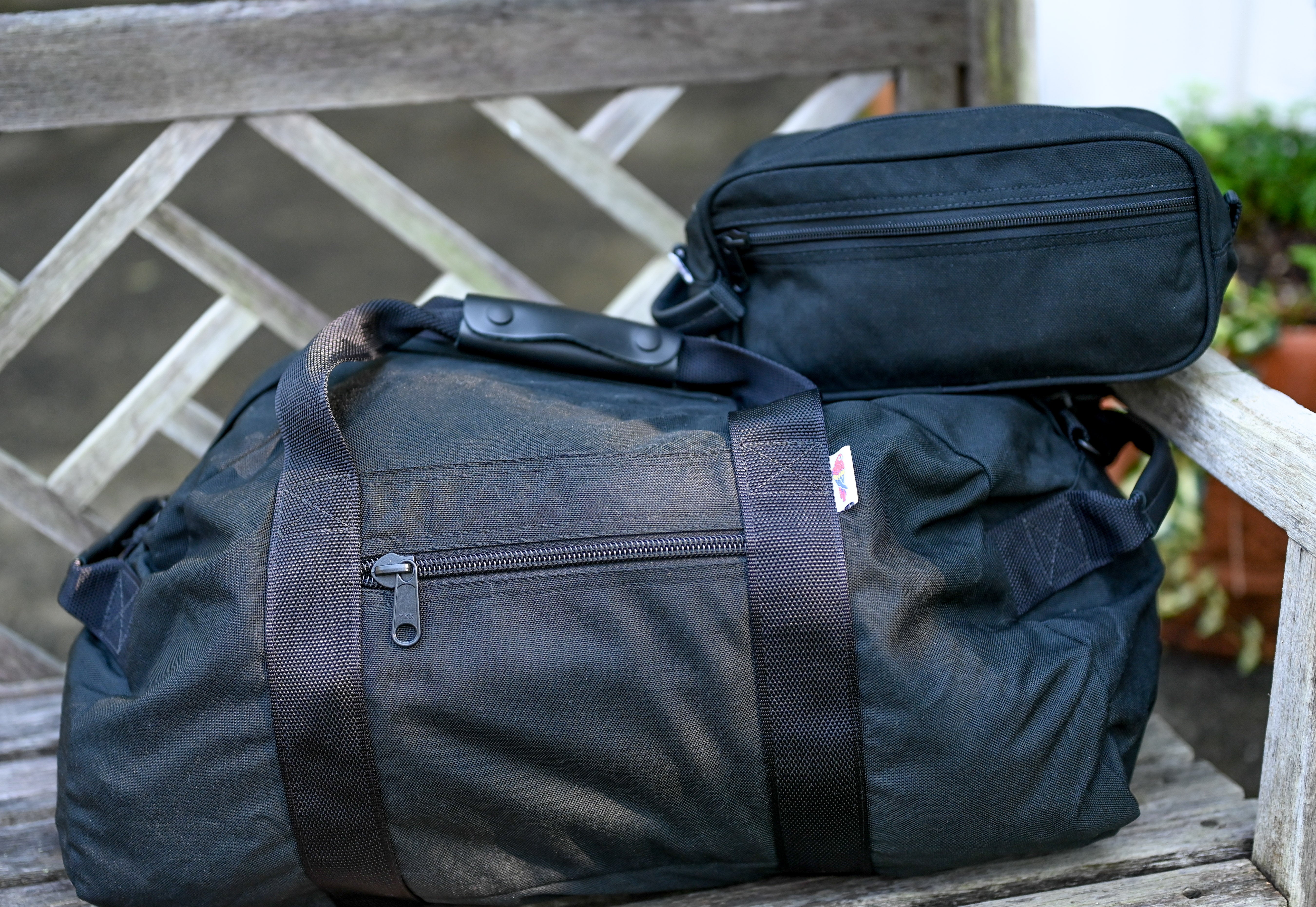 Black Codura Canvas Duffel Bag