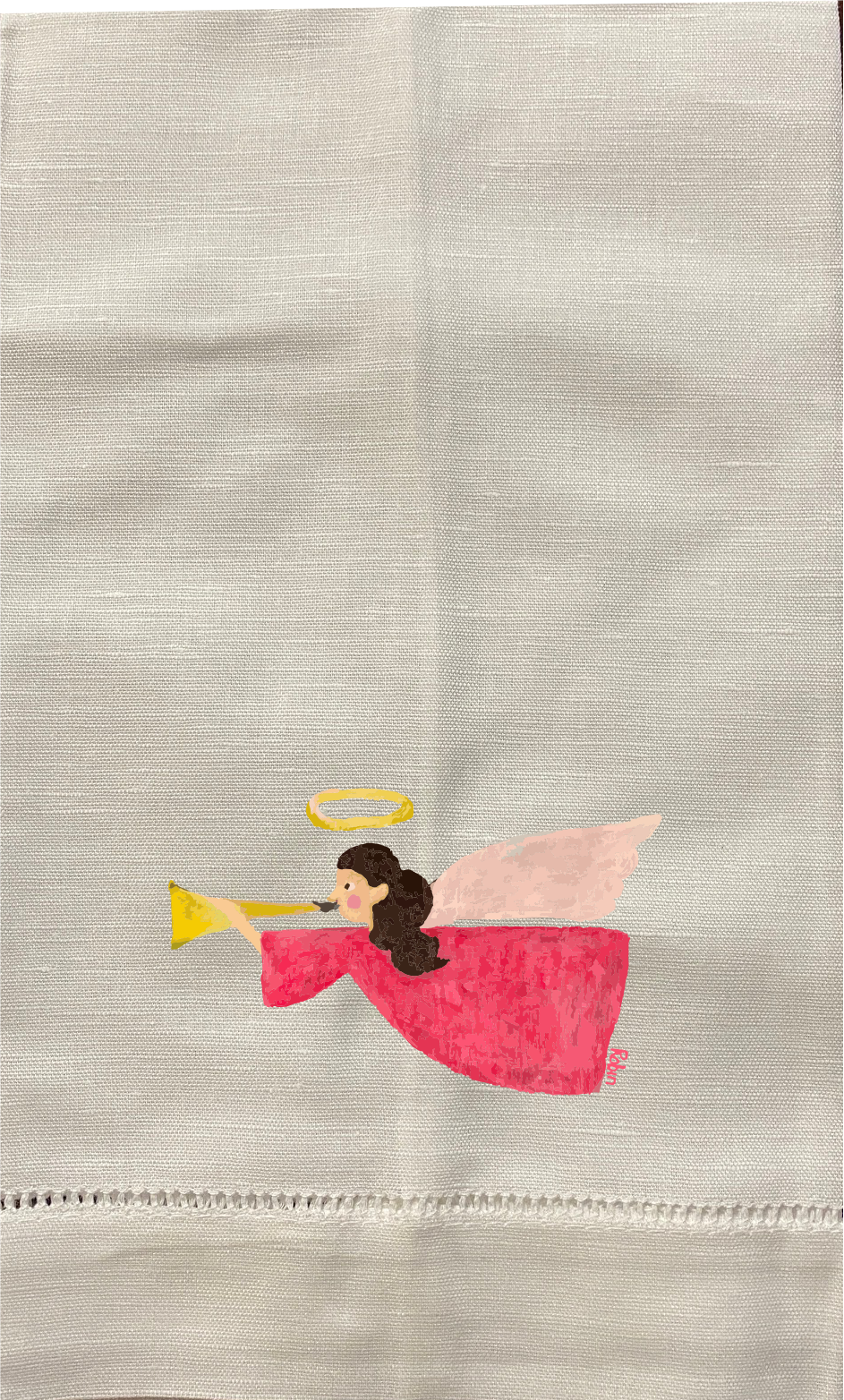 Hand towel Angel by Robin