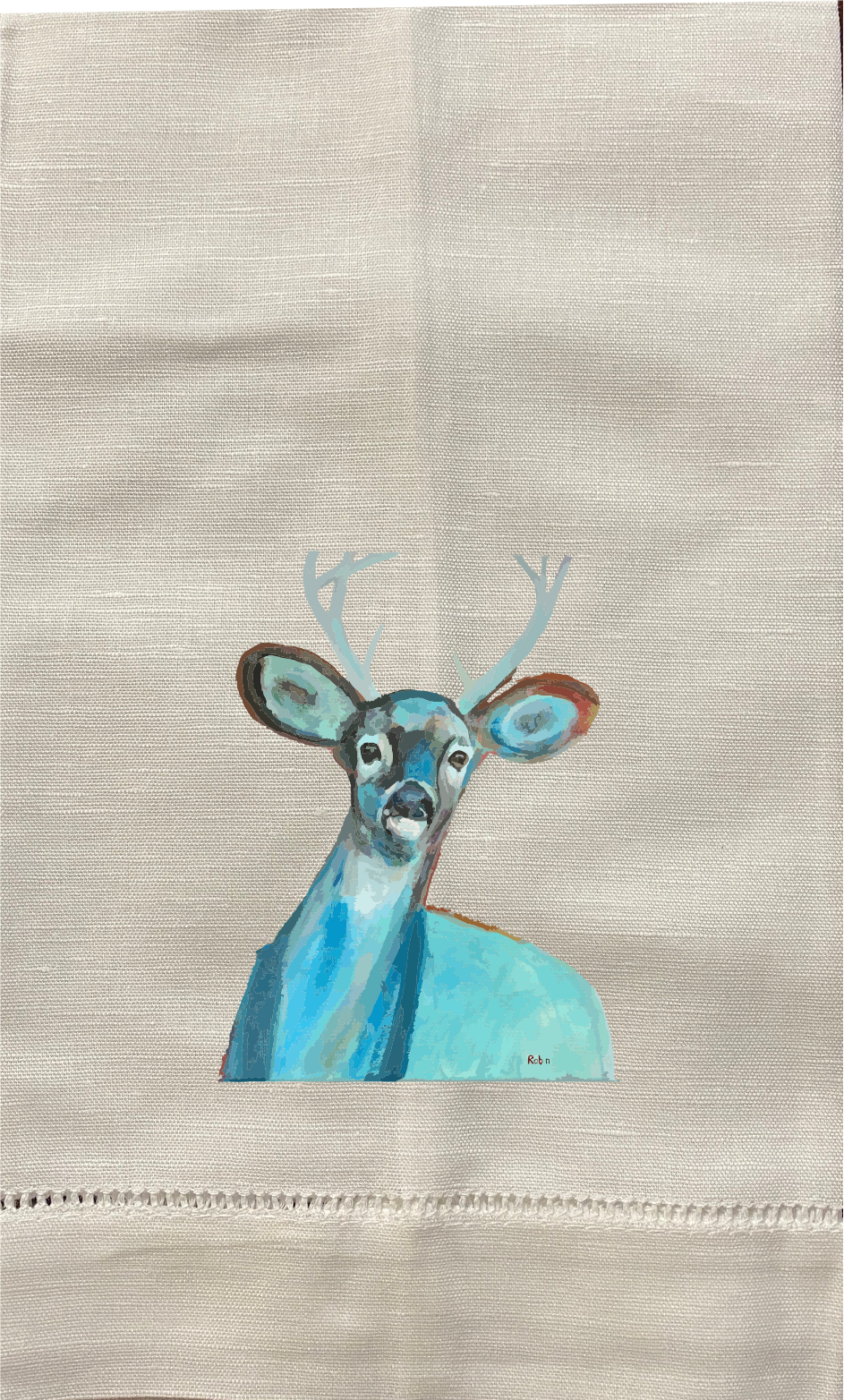 Hand towel Deer by Robin