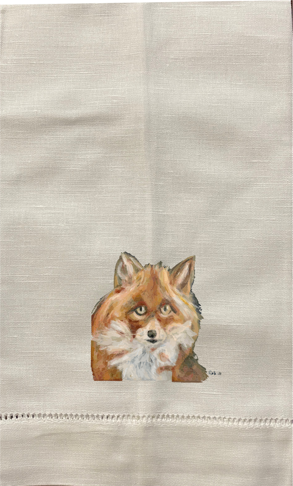 Hand towel Fox by Robin