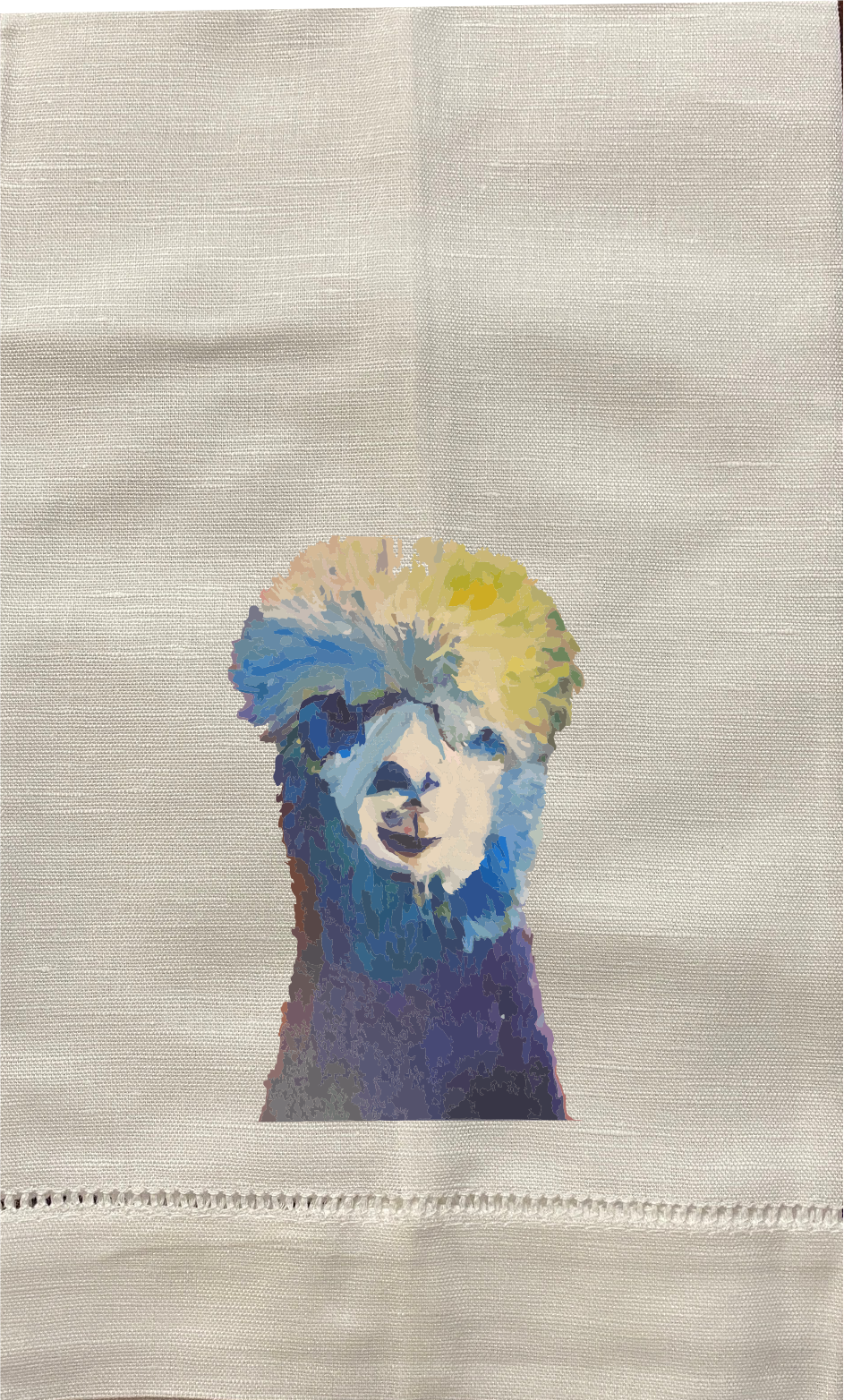 Hand towel Llama by Robin