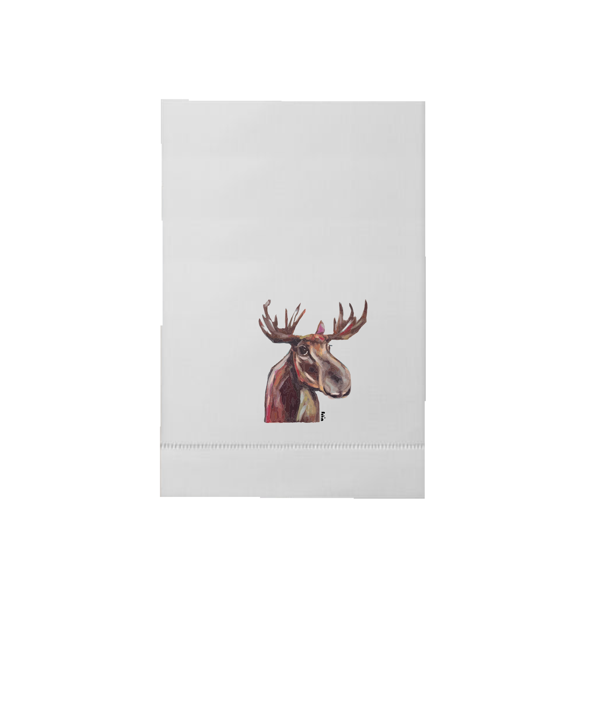 Hand towel Moose by Robin