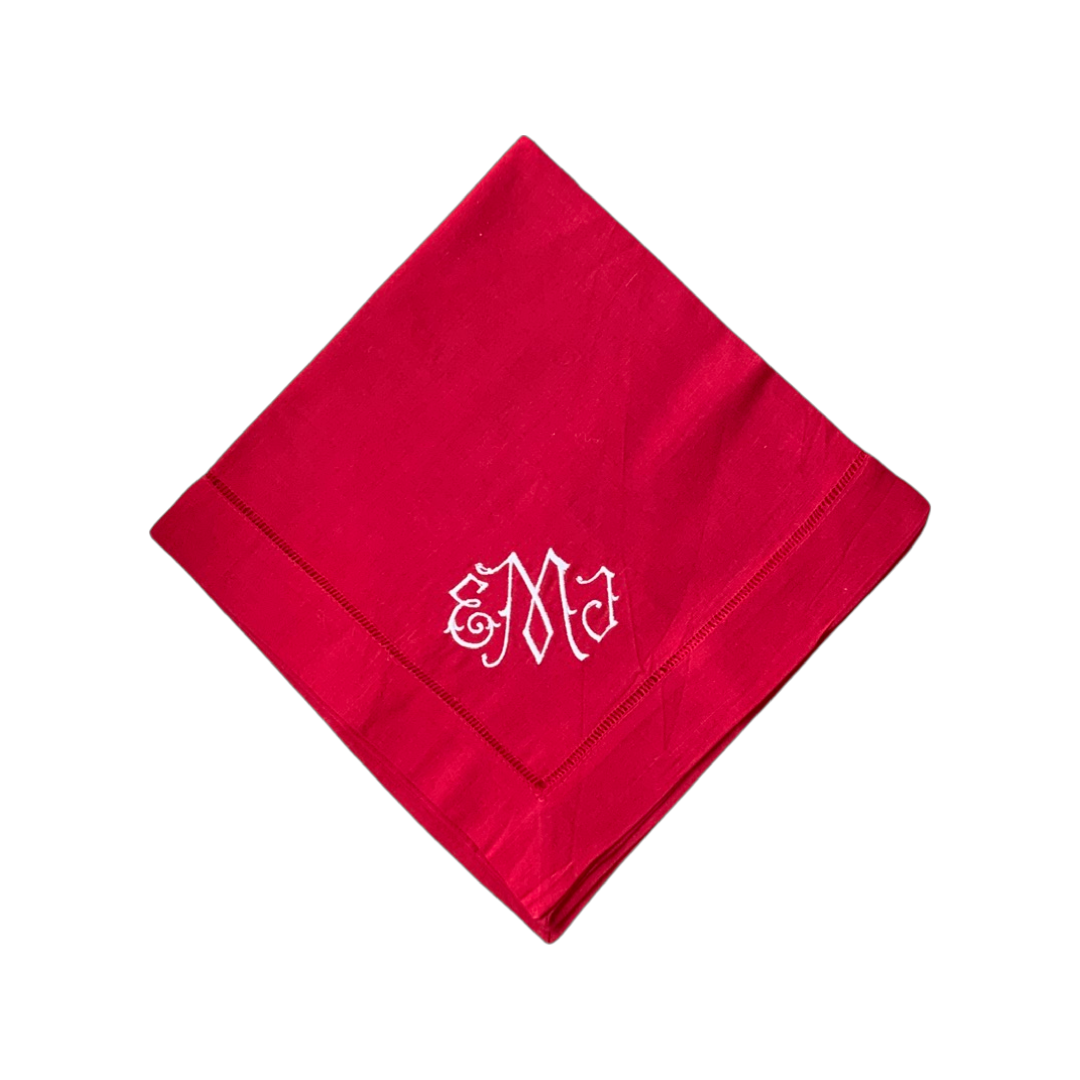 20x20 Red Cotton Napkin