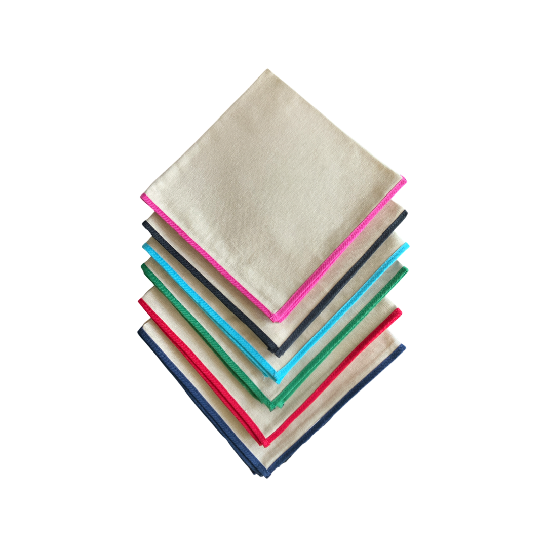 20 x 20 Napkins w/ Contrasting trim