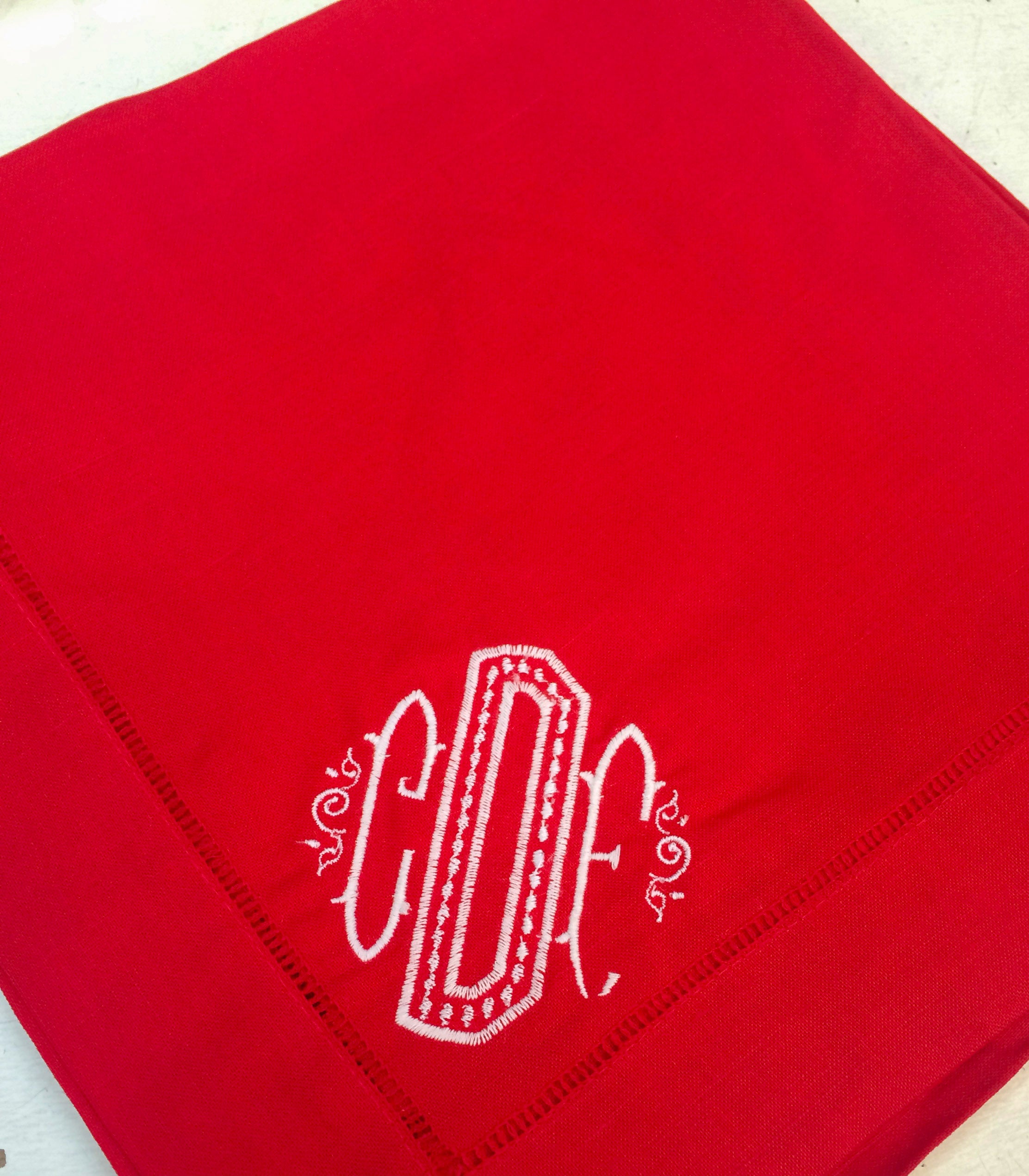 20x20 Red Cotton Napkin