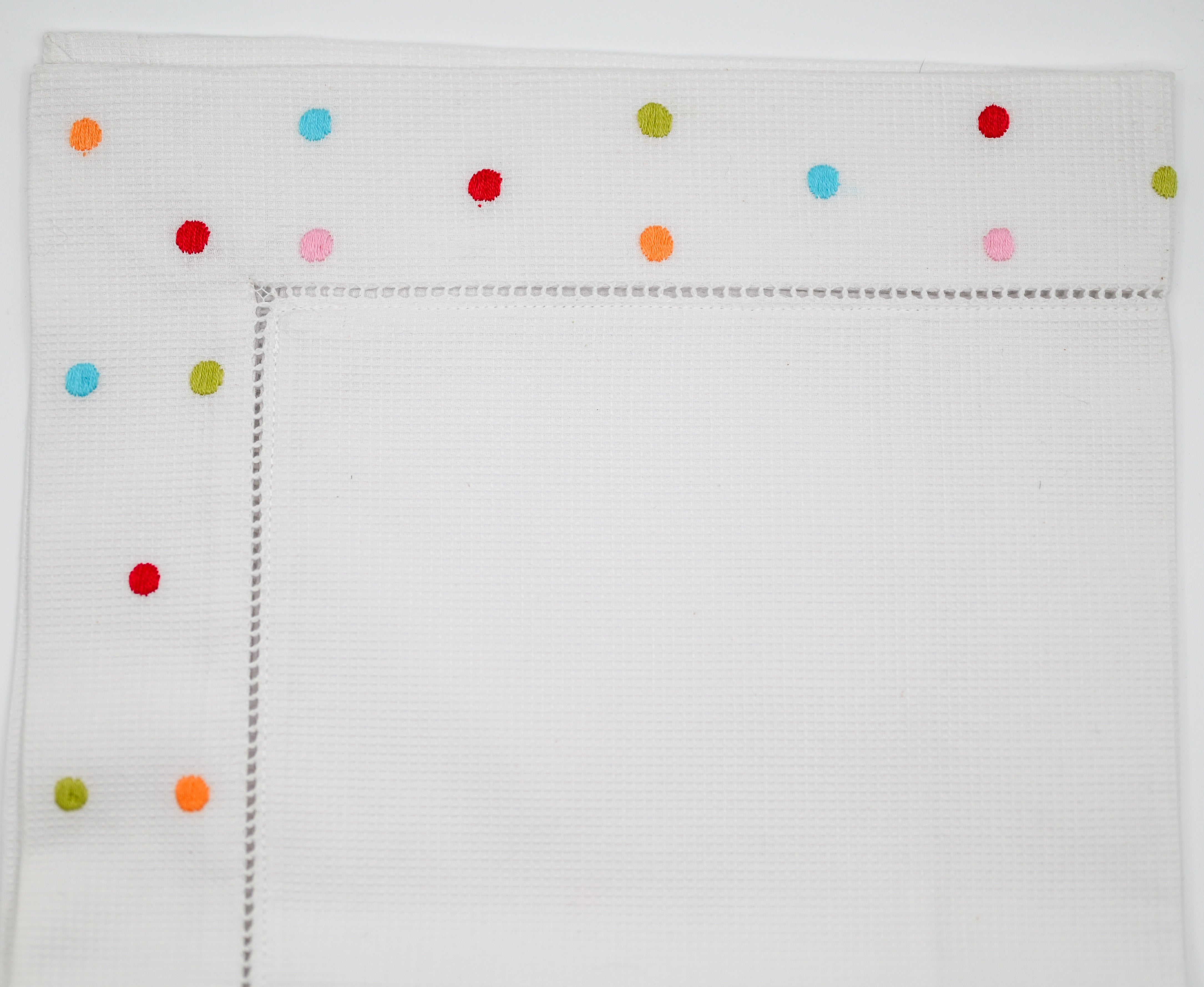 Pique Multi-Color Dot Baby Pillow