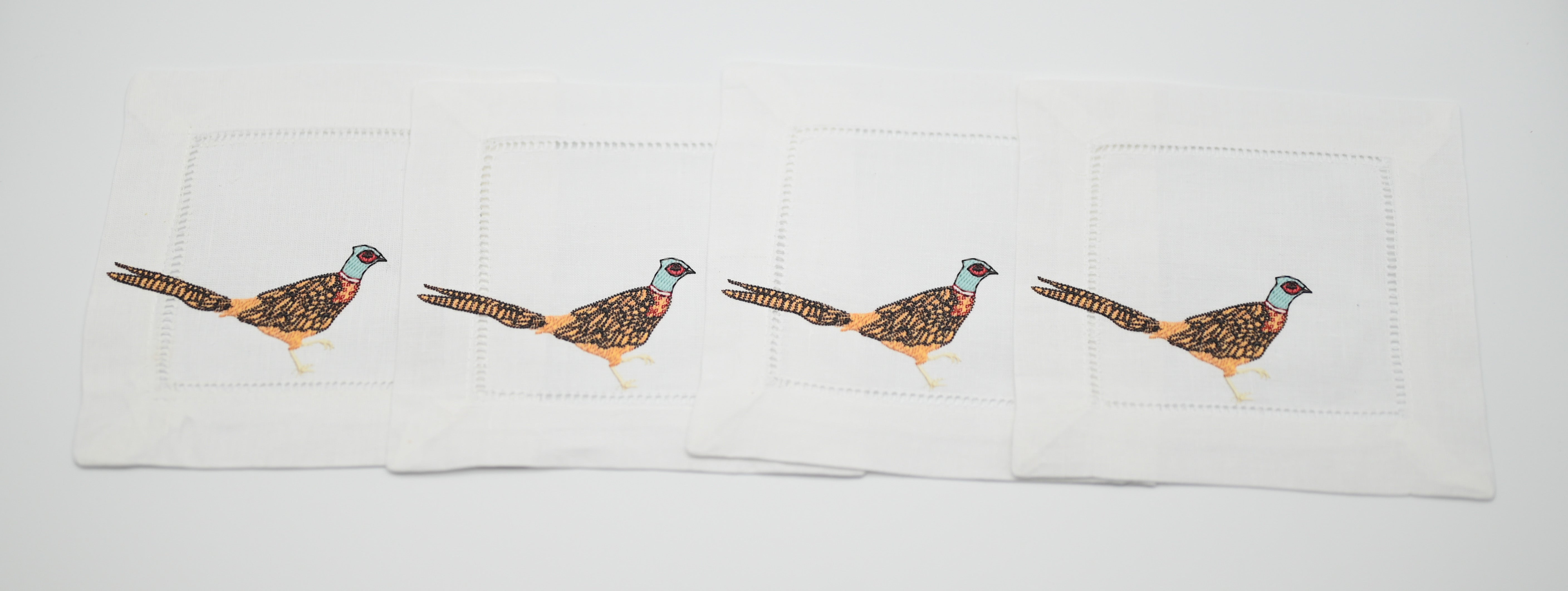 Quail Bespoke Printed Cocktail Napkins