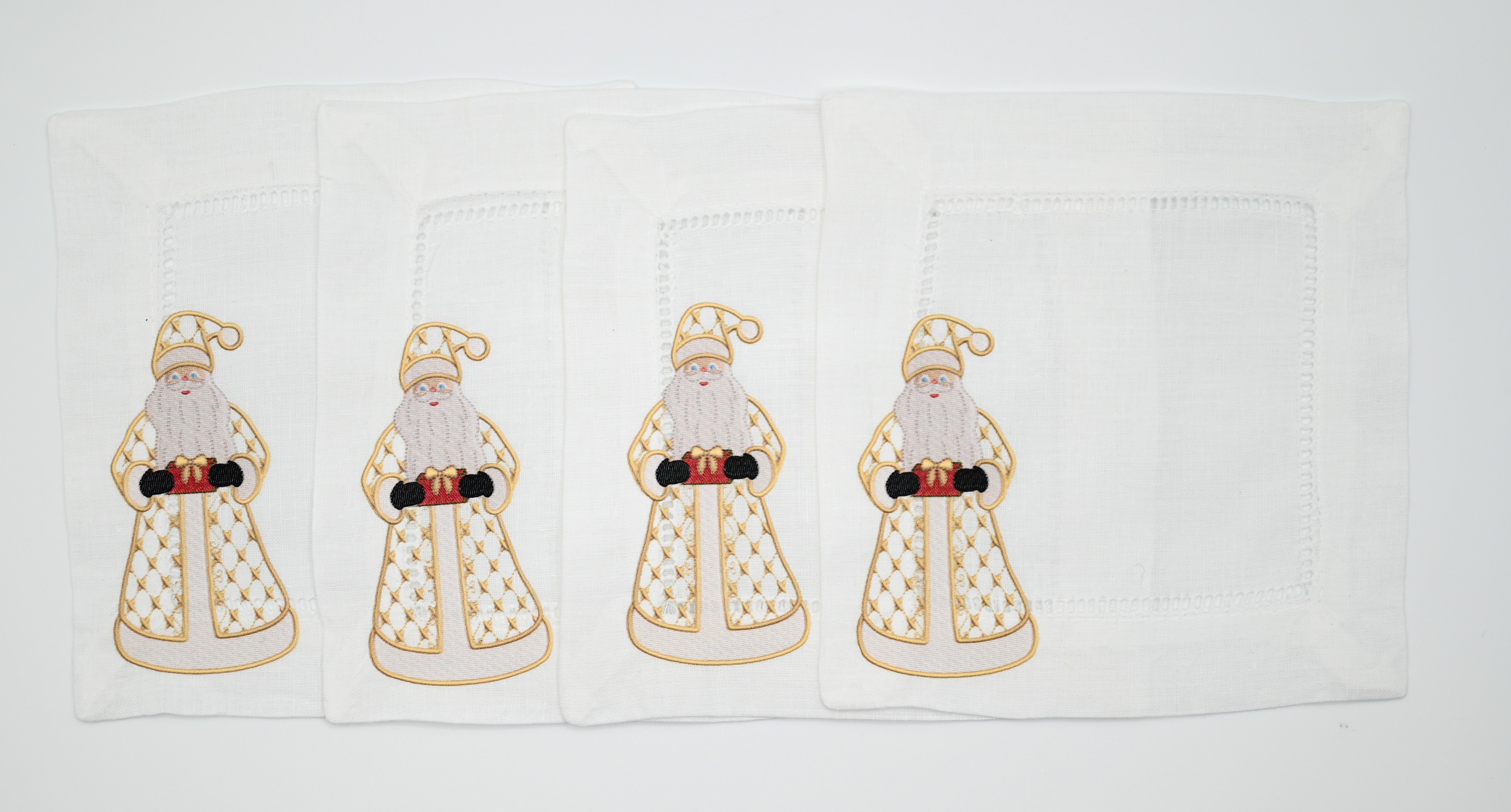 Santa Bespoke Printed Cocktail Napkins