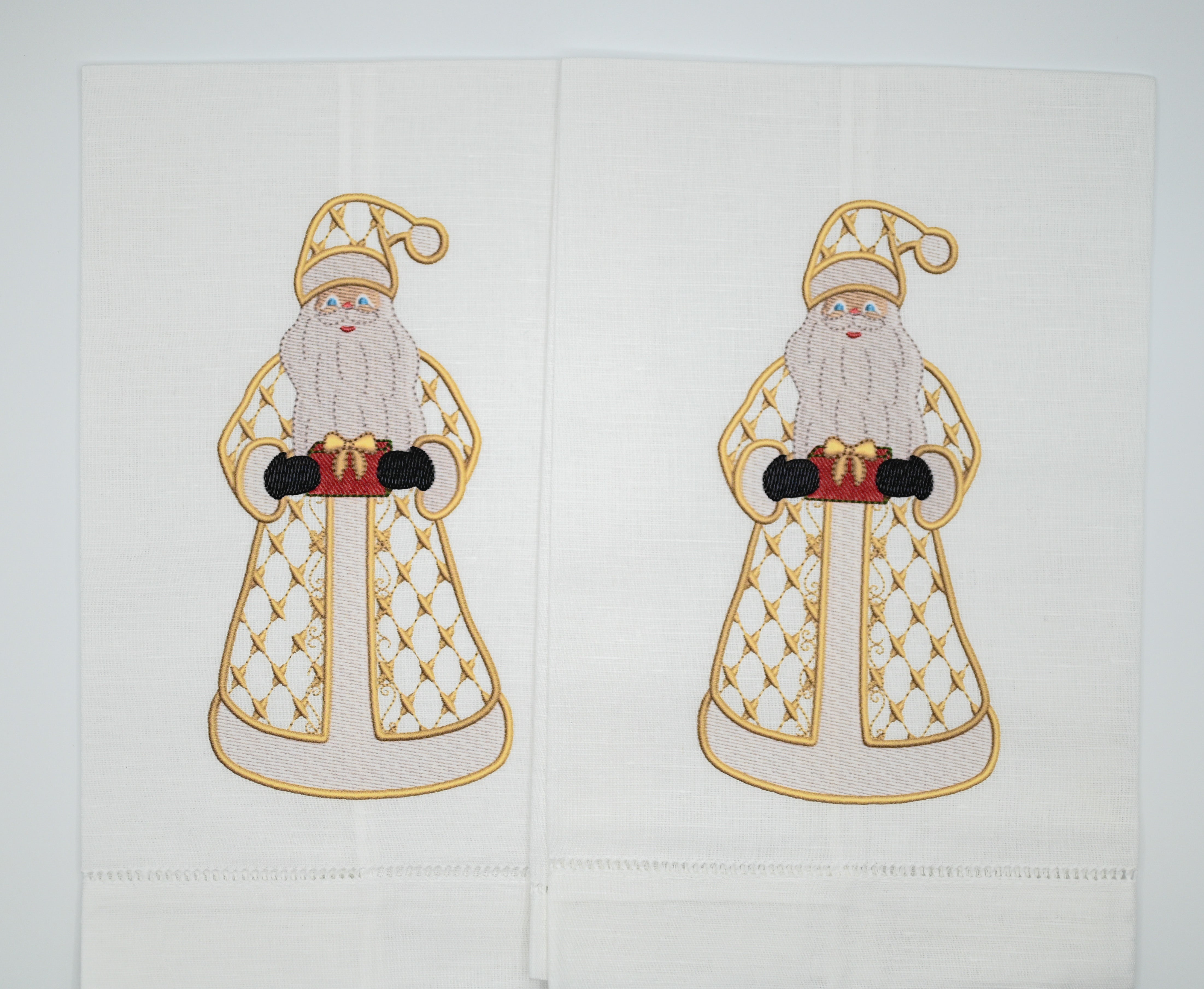 Santa Bespoke Printed Guest Towel