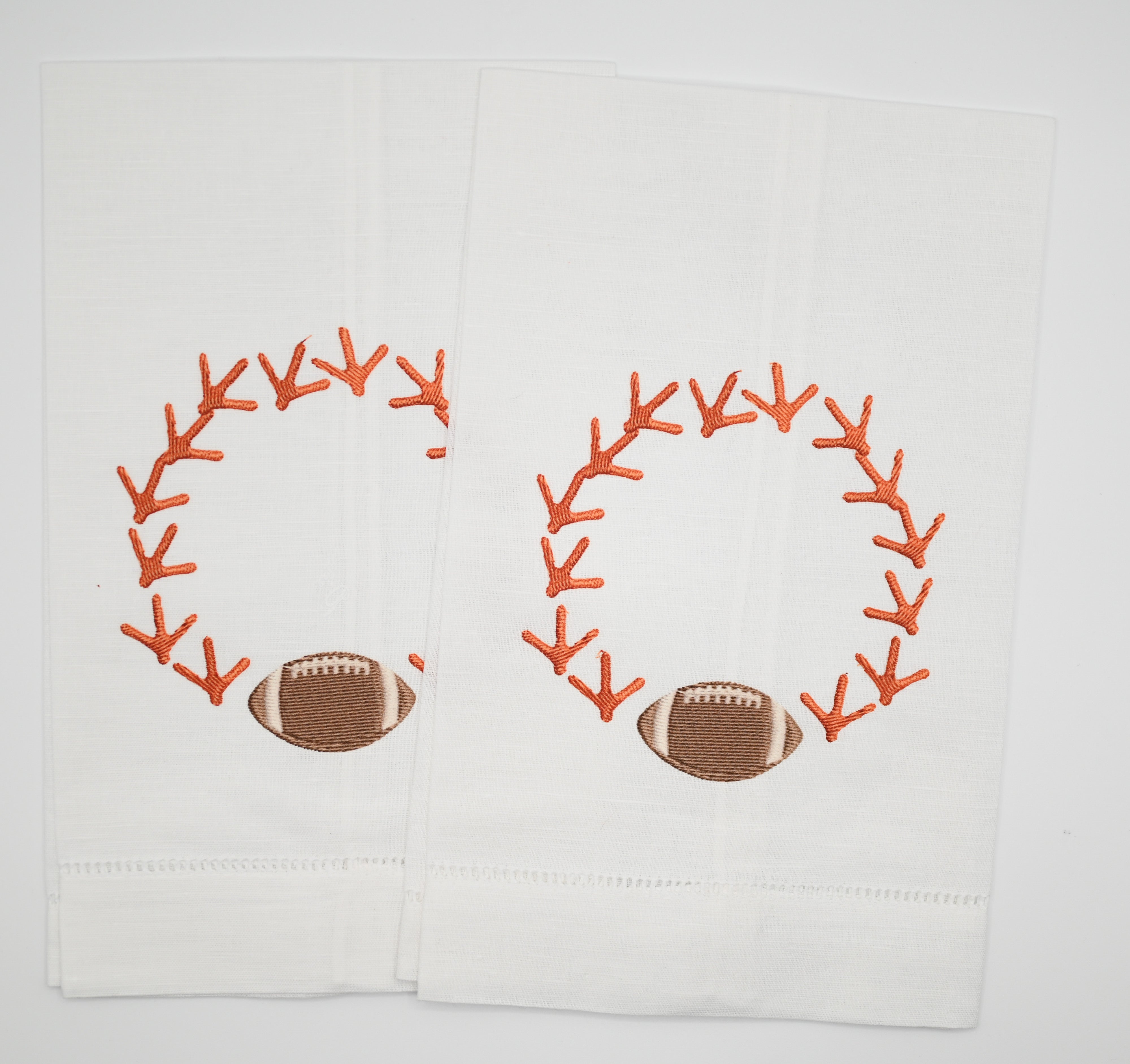 VT Feet w/ Football Bespoke Printed Guest Towel