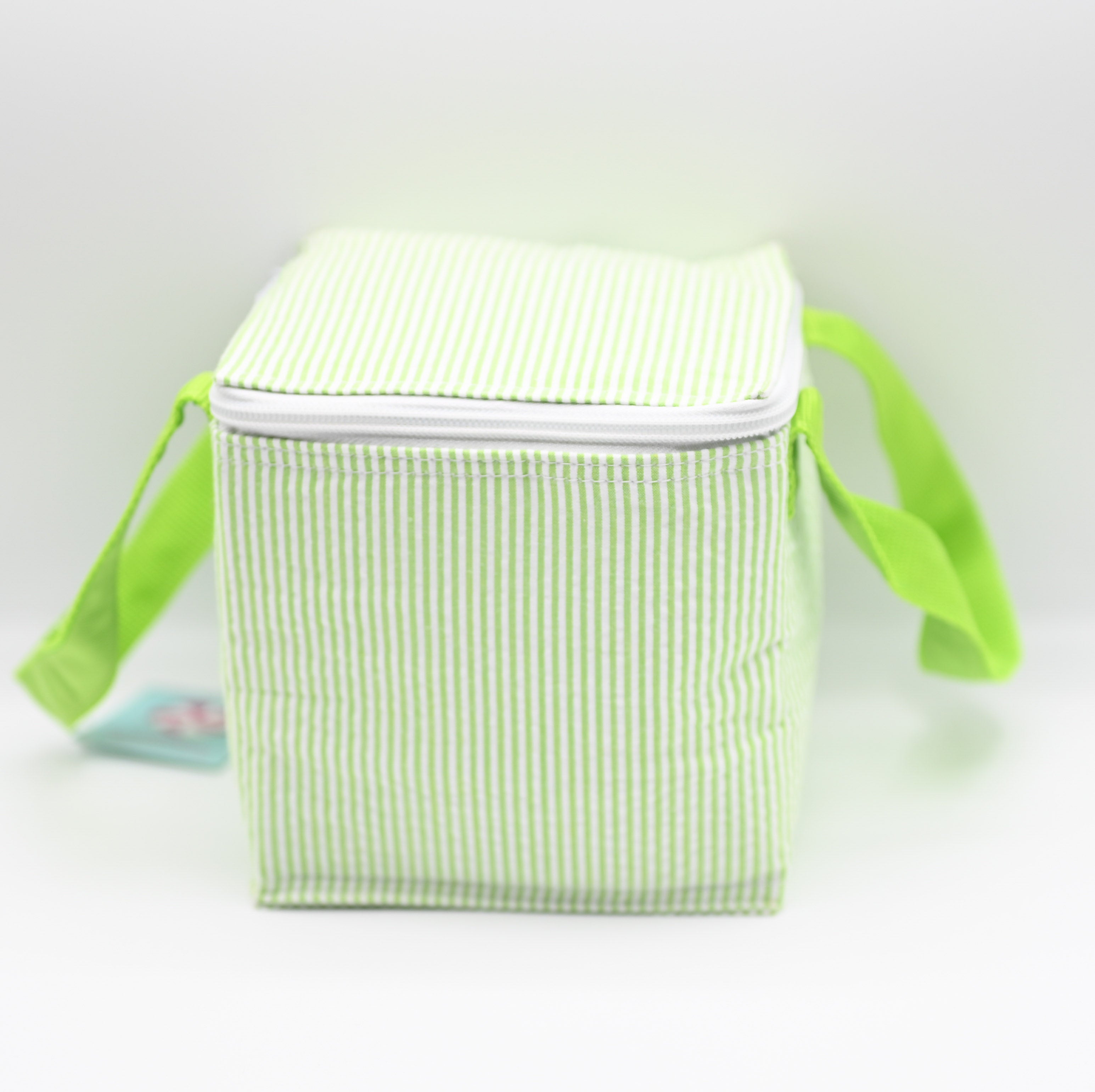 Kid's Seersucker Square Lunch Bag