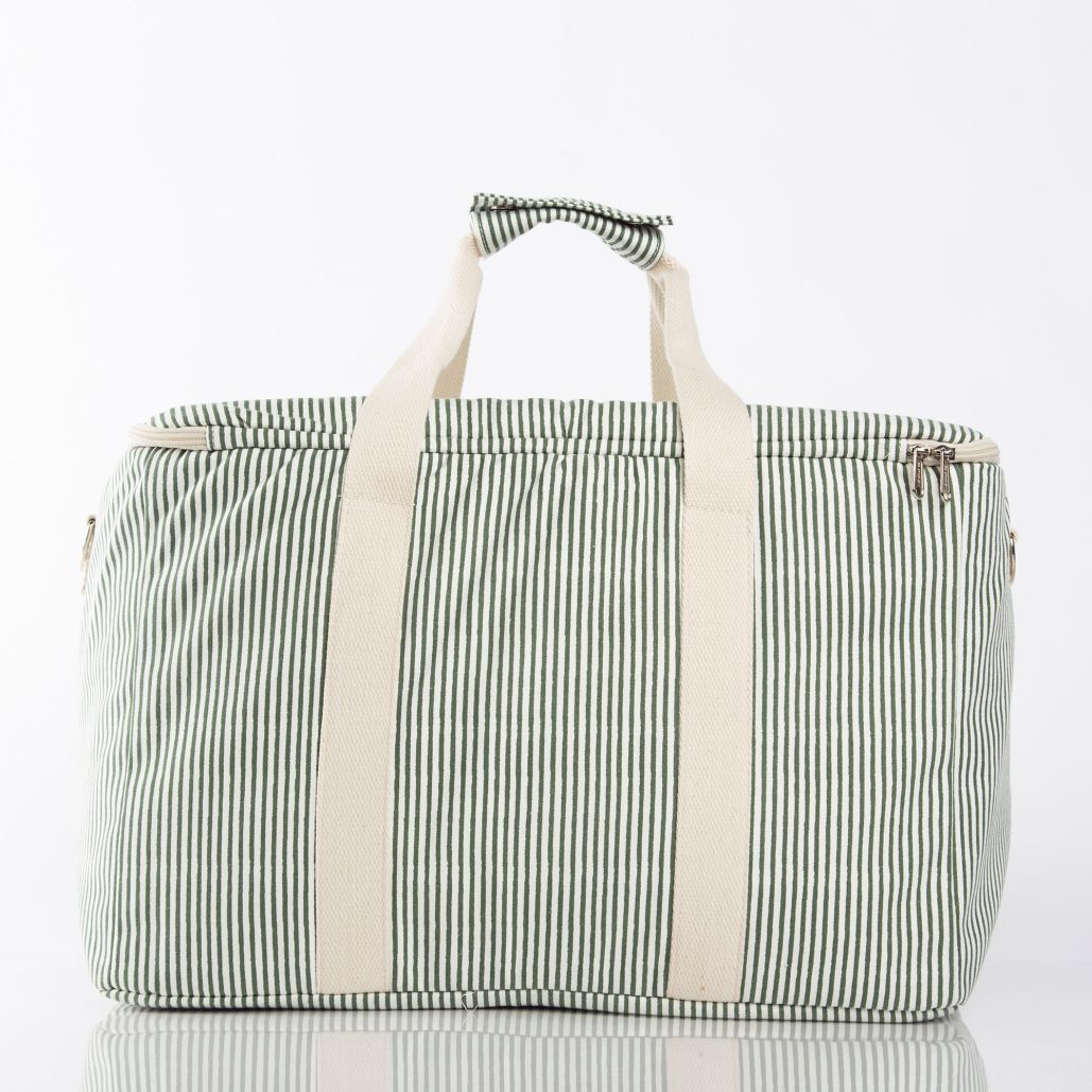 Stripe Cooler Tote