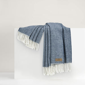 Harbor Herringbone Throw