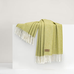 Lemongrass Herringbone Throw