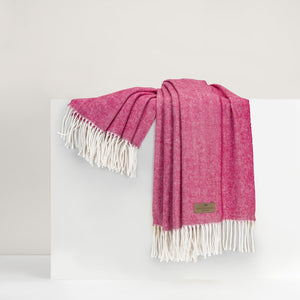 Peony Herringbone Throw