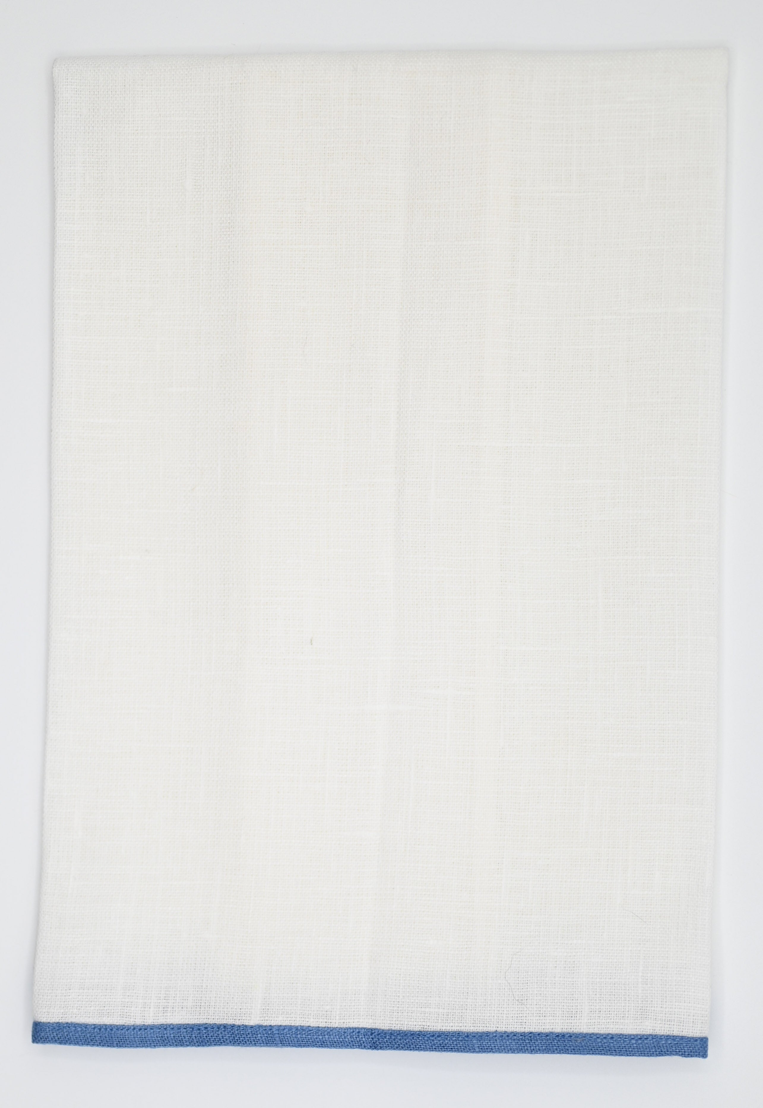 Linen Hand towel w/ Contrasting Trim