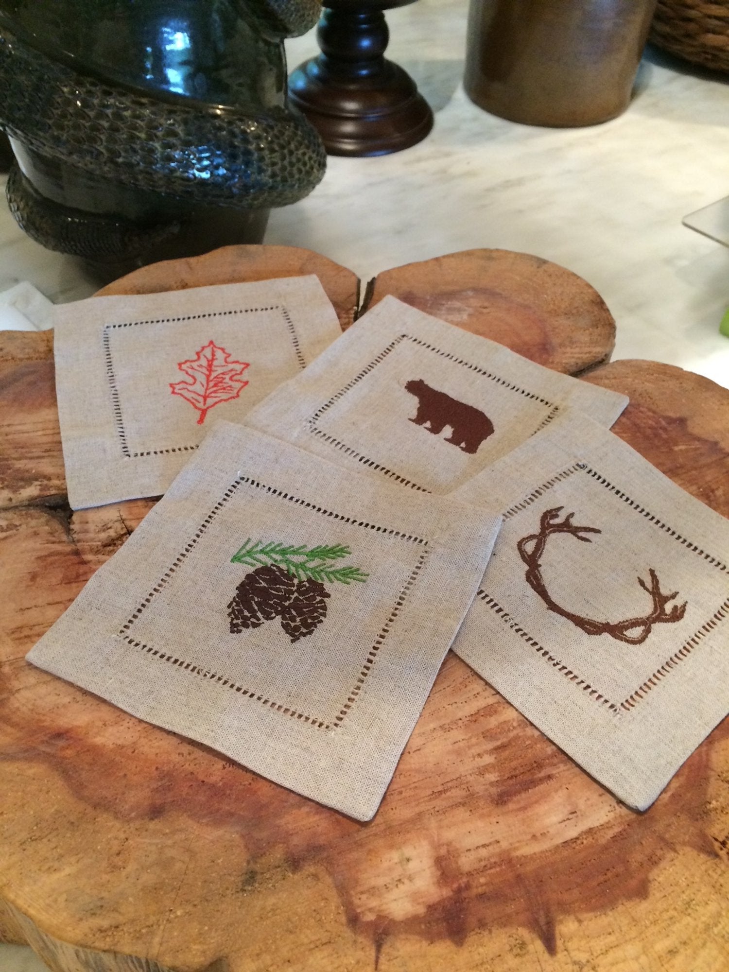 Hunting Cocktail Napkins Set of 4